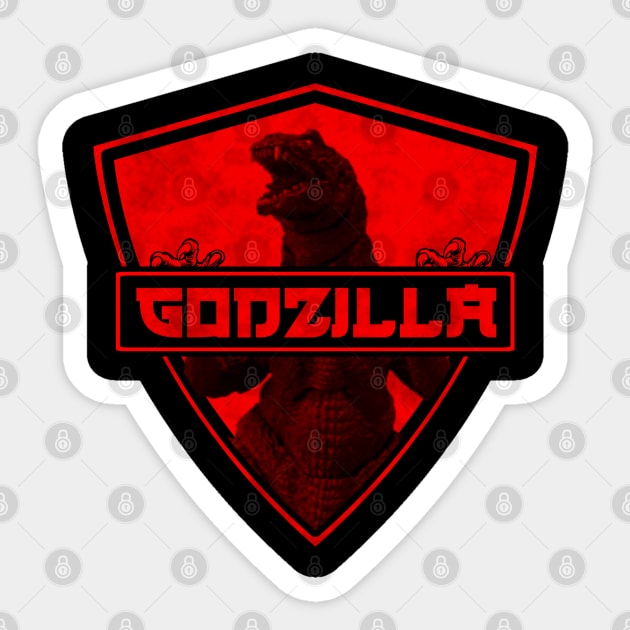 Retro Godzilla epic Sticker by Vario Techno Official Lampung